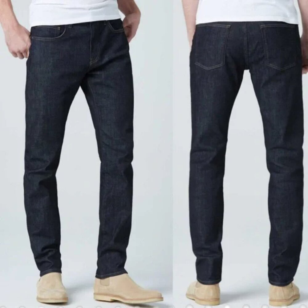 DSTLD Skinny Slim Button Fly Dark Denim‎ Jeans